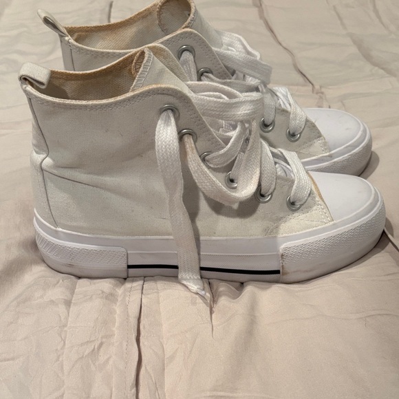 wonder nation Other - Chic White Kids Canvas High-Tops